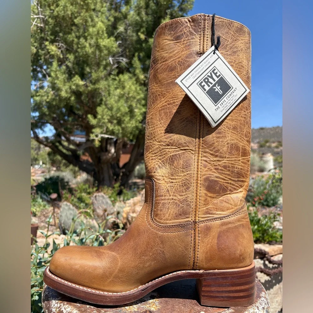 NWT πΊπΈ FRYE 14L Campus Boots - Picture 3 of 16